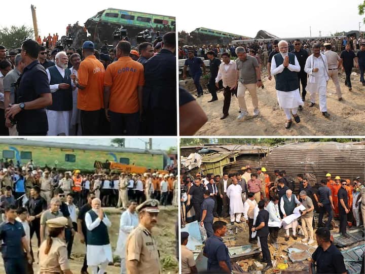 Prime Minister Narendra Modi visited the Odisha train accident site in Balasore after 261 people were killed and close to 900 sustained injuries.