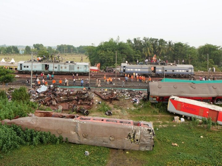 Odisha Train Accident Coromandel Express Rail Track Restoration Work ...