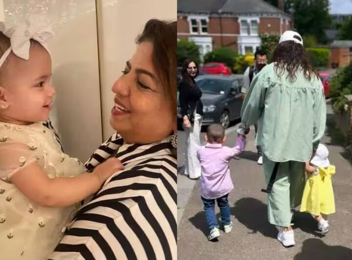 Malti Marie-Madhu Chopra Bonding: प्रियंका चोप्राची मुलगी मालती मेरीची आजी मधु चोप्रासोबत चांगलीच बॉन्डिंग आहे. अलीकडेच प्रियांकाने मधु चोप्रा आणि मालती यांचा एकत्र फोटो शेअर केला आहे.