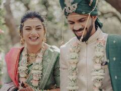 Photos: ऋतुराज से शादी के बाद छाईं उत्कर्षा पंवार, मैदान पर बिखेर चुकी हैं ऑलराउंड परफॉर्मेंस से जलवा