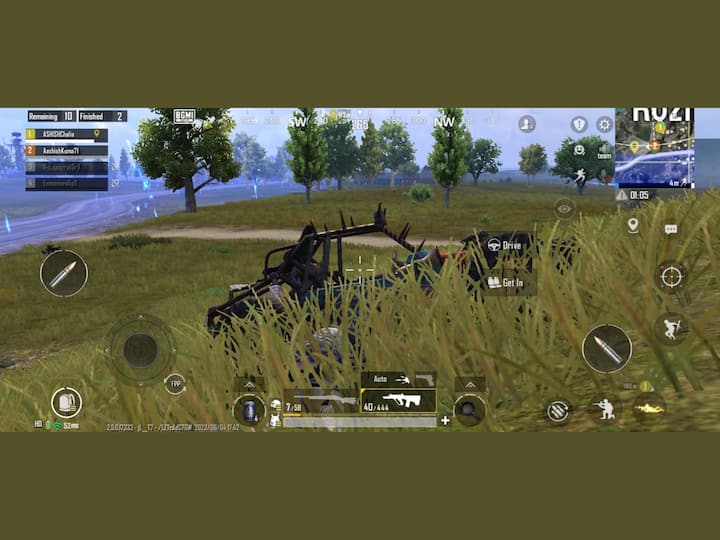 Another tip with regard to survival is to keep an eye out for the Blue Zone. If you stay out of the Safe Zone for too long then the Blue Zone starts to creep in and if you get stuck in that then it drains your life constantly. So, keep an eye out for that, and use a vehicle when needed to get to the Safe Zone timely. (Image Source: Screenshot/ABP Live)