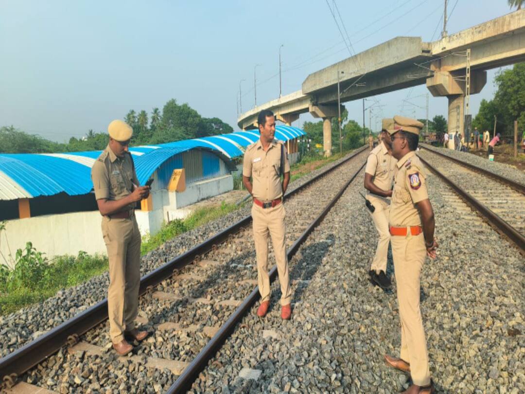 திருச்சியில் தண்டவாளத்தில் டயர் வைத்த விவகாரத்தில் 8 பேர் கைது - போலீஸ் தீவிர விசாரணை