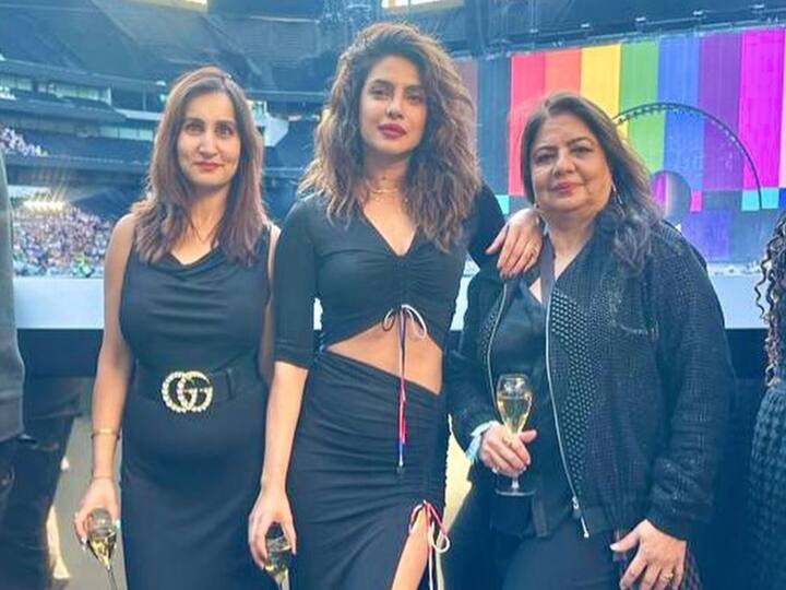 With her mother, Madhu Chopra, Priyanka Chopra went to attend Beyoncé's Renaissance Tour in London.