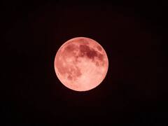 Strawberry Moon 2023 : आकाशात दिसला 'स्ट्रॉबेरी मून', फोटो सोशल मीडियावर व्हायरल, पाहा याची एक झलक