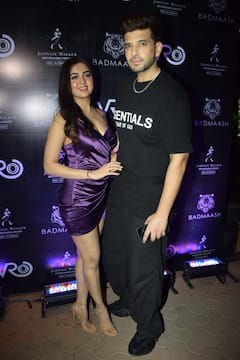 Tejasswi Prakash, Karan Kundrra Snapped At Mouni Roy's Restaurant Launch In Mumbai