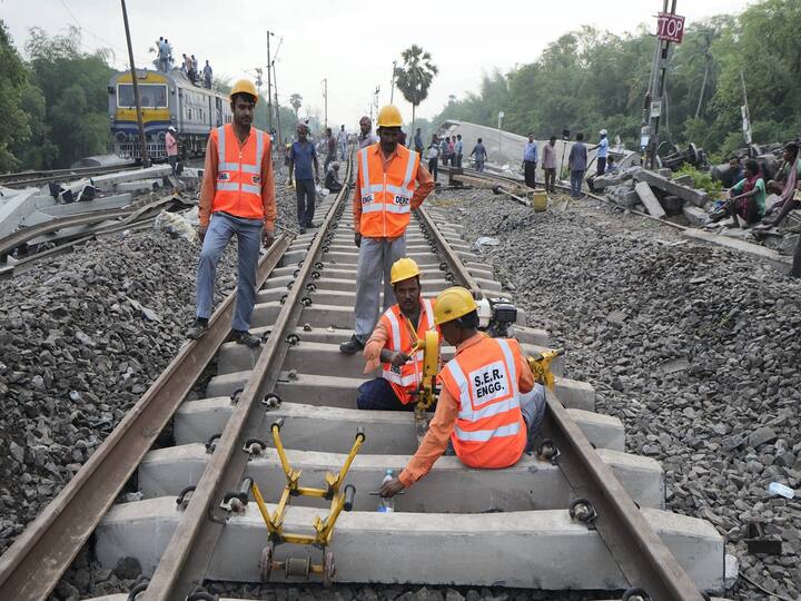 A coal-laden goods train from Vizag port to Rourkela Steel Plant ran on the track around 10.40 pm on Sunday. The goods train took the same path. Trains are moving slowly through the wreckage. (Image Source: PTI)