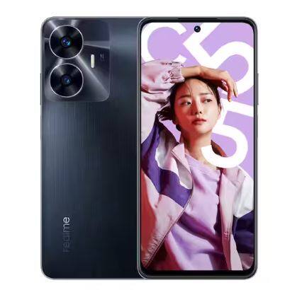 Realme C55 ਸਮਾਰਟਫੋਨ ਤੀਜੇ ਨੰਬਰ 'ਤੇ ਹੈ। ਜਿਸ ਦੀ ਕੀਮਤ 10,000 ਰੁਪਏ ਹੈ। ਇਸ ਸਮਾਰਟਫੋਨ 'ਚ ਉਪਲੱਬਧ ਫੀਚਰਸ ਦੀ ਗੱਲ ਕਰੀਏ ਤਾਂ ਇਸ 'ਚ 8GB ਰੈਮ, 28GB ਮੈਮਰੀ, 5000mAh ਬੈਟਰੀ, 64MP+2MP ਰੀਅਰ ਕੈਮਰਾ ਸੈੱਟਅਪ ਅਤੇ 8MP ਫਰੰਟ ਕੈਮਰਾ ਹੈ।