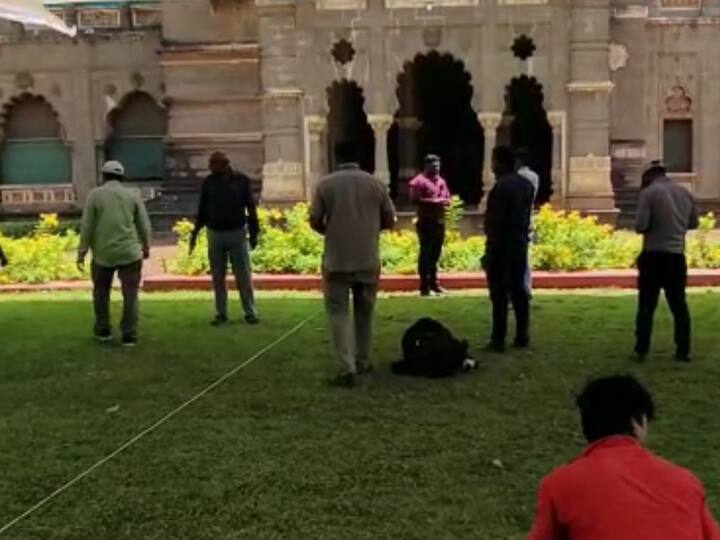 श्रीमंत शाहू महाराज छत्रपती यांनी या तयारीची पाहणी केली.