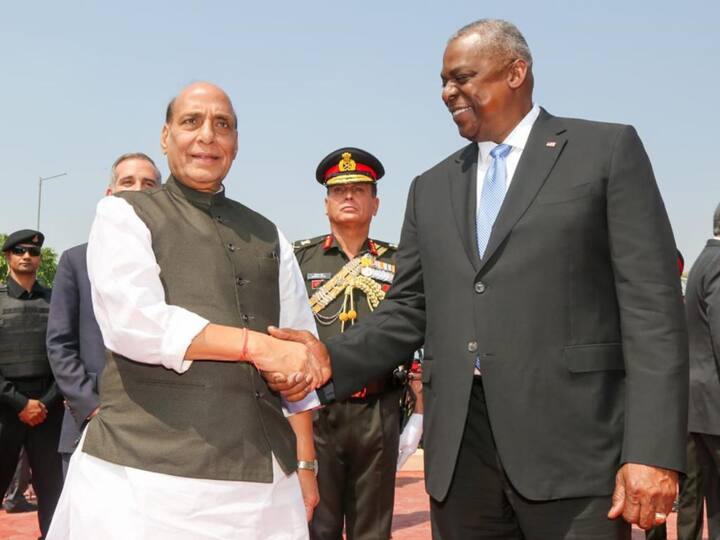 US Secretary of Defence, Lloyd J Austin on Sunday arrived for a two-day visit. Image Source: Ministry of Defence (MoD)