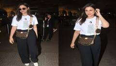 ਏਅਰਪੋਰਟ 'ਤੇ ਸਪਾਟ ਹੋਈ ਪਰਿਣੀਤੀ ਚੋਪੜਾ , ਚਿਹਰੇ 'ਤੇ ਨਜ਼ਰ ਆਇਆ ਵੱਖਰਾ ਗਲੋ