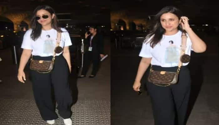 Parineeti Chopra Spotted Photos : ਪਰਿਣੀਤੀ ਚੋਪੜਾ ਅਤੇ ਰਾਘਵ ਚੱਢਾ ਜਲਦ ਹੀ ਵਿਆਹ ਦੇ ਬੰਧਨ ਵਿੱਚ ਬੱਝਣ ਜਾ ਰਹੇ ਹਨ। ਇਸ ਦੌਰਾਨ ਪਰਿਣੀਤੀ ਏਅਰਪੋਰਟ 'ਤੇ ਸਪਾਟ ਹੋਈ ਹੈ।