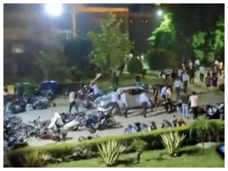 WATCH: Scuffle Between Students, Security Guards Of Greater Noida Varsity. Over 30 Held