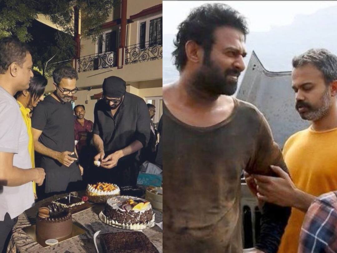 Prashant Neel in Salaar Sets: பிரபாஸ் உடன் பிறந்தநாளைக் கொண்டாடிய பிரசாந்த் நீல்... சலார் படப்பிடிப்பில் அன்புமழை!