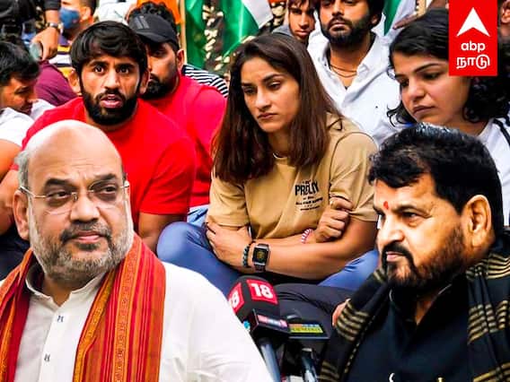 Amit shah Meets Wrestlers : அமித் ஷா-வுடன் மல்யுத்த வீரர்கள் சந்திப்பு..கைதாகிறாரா பாஜக எம்.பி.?