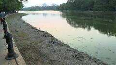 শুকিয়ে যাচ্ছে রবীন্দ্র সরোবর, চিন্তায় প্রাতঃভ্রমণ ও সান্ধ্যভ্রমণকারীরা