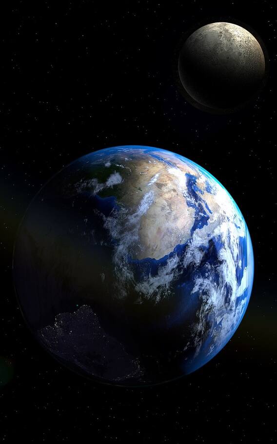 क्या चांद की कुर्बानी से पृथ्वी पर जीवन पनपा? जानिए