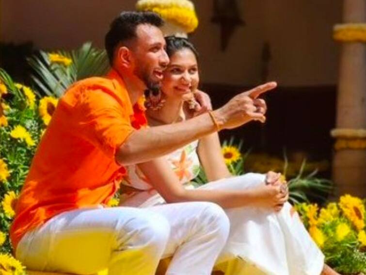Hitched! Cricketer Prasidh Krishna Shares Pics Of Engagement To Rachana And The Internet Loves