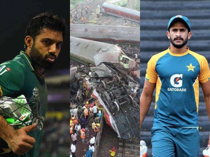 Pak Cricketers Mohammad Rizwan and Hasan Ali Express his grief on Odisha Train Accident Odisha Train Accident: पाक क्रिकेटर रिज़वान और हसन अली ने ओडिशा ट्रेन हादसे पर जताया दुख, जानें क्या कुछ कहा 
