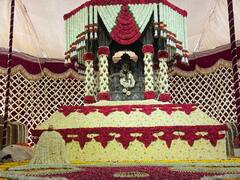 Shivrajyabhishek Din 2023 : 350 व्या शिवराज्याभिषेक दिनानिमित्त सजला दुर्गराज रायगड, गडावर रंगीबेरंगी  फुलांची आकर्षक सजावट