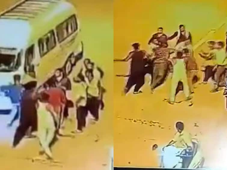 karnataka: Toll Booth employee murdered,his colleague Manjunath injured after 4 unknown persons Shocking Video: சுங்க கட்டணம் கட்டுவதில் தகராறு.. ஹாக்கி ஸ்டிக்கால் அடித்து கொல்லப்பட்ட ஊழியர்..வெளியான அதிர்ச்சி வீடியோ!