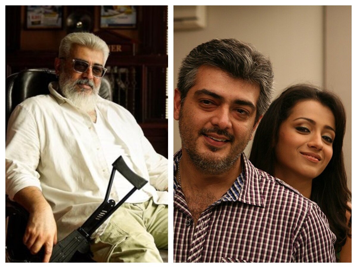 Actor Ajith Actress Trisha Combo In Vidaa Muyarchi Movie Sources Happy ...