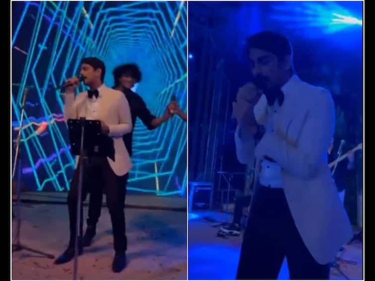 Siddharth Sings Telugu Song Oye Oye at Sharwanand Rakshita Reddy Wedding Watch Video Siddharth Owns The Stage At Sharwanand And Rakshita Reddy's Wedding By Singing Telugu Song 'Oye Oye' | WATCH