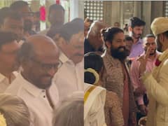 Rajinikanth, Yash Attend Ambareesh-Sumalatha Son Abishek Wedding See photos; Pictures & Videos Set Internet On Fire