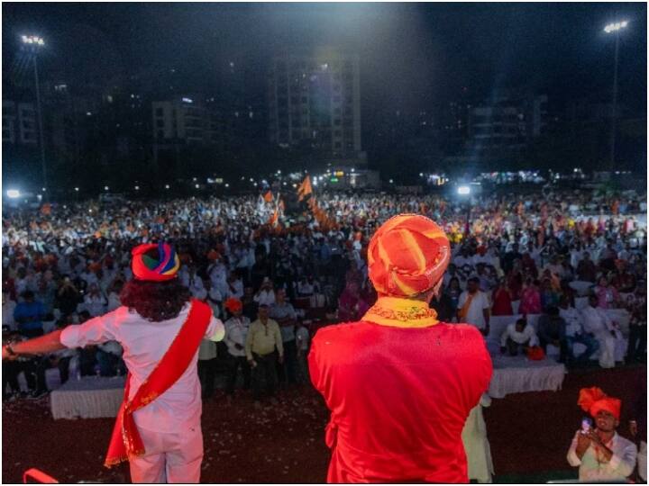 Maharana Pratap jayanti program organised in Mumbais thackeray maidan thousands of people gathered ann Mumbai: महाराणा प्रताप की 'जय-जयकार' से गूंजा मुंबई का ठाकरे मैदान, वीरगाथा सुनने उमड़े हजारों लोग
