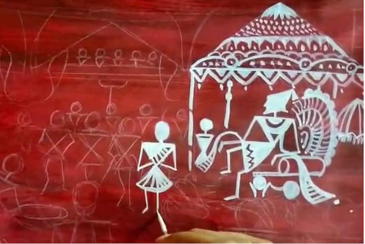 कौशिक जाधव यांनी पहिल्यांदा वारली चित्रकला काढून छत्रपती शिवाजी महाराज्यांना मानाचा मुजरा आपल्या कलाकृतीतून दिलेला आहे.