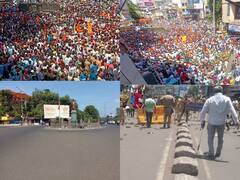 कोल्हापुरात परिस्थिती नियंत्रणात; हिंसक जमावाला पांगवताना पोलिस यंत्रणेची पुरती दमछाक; लाठीमार, अश्रुधुराच्या नळकांड्या फोडल्या