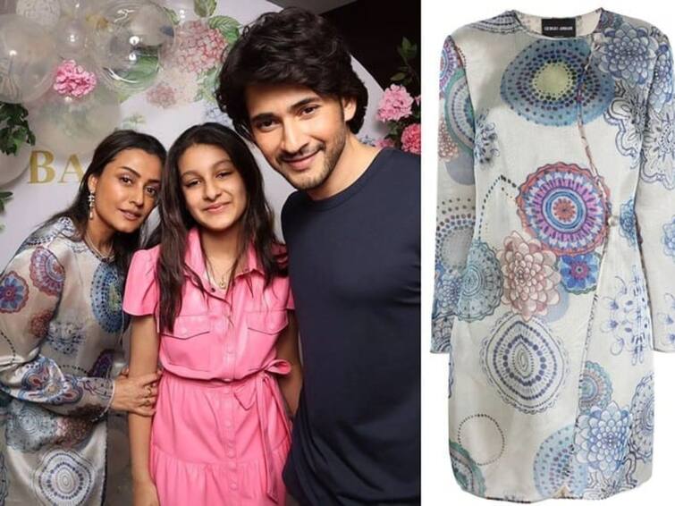 Popular Star Wife: Namrata Shirodkar sports Rs 4 Lakh graphic print kurta at a party with Mahesh Babu ఆ పార్టీలో మహేష్ భార్య నమ్రత ధరించిన కుర్తా అంత ఖరీదా?