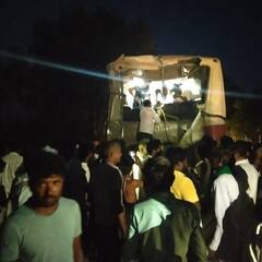 सांगलीत भीषण अपघात, ट्रकची एसटी बसला जोरदार धडक; एसटीचा चक्काचूर, एक ठार, तर 23 जखमी