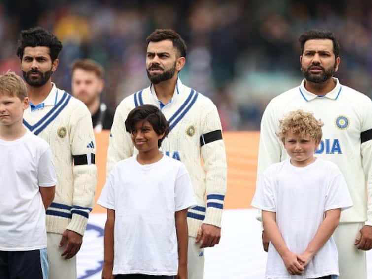 IND vs AUS WTC Final 2023 Why Indian and Australian Players Wearing Black Band India vs Australia Oval Stadium IND vs AUS WTC Final: India Players Wear Black Armbands In Memory Of Victims Of Odisha Train Accident