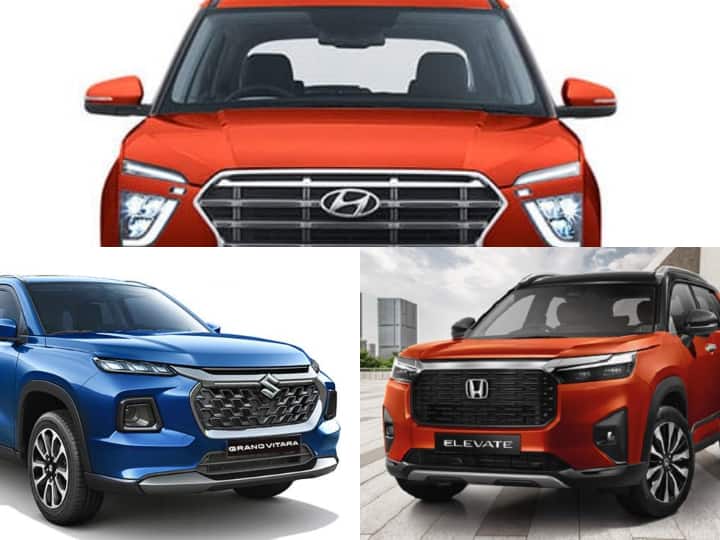 Honda Elevate vs Hyundai Creta vs Maruti Grand Vitara Price Features Specification SUVs Comparison: होंडा एलिवेट या हुंडई क्रेटा या मारुति ग्रैंड विटारा, कौन सी एसयूवी खरीदना होगा फायदे का सौदा? समझ लीजिये