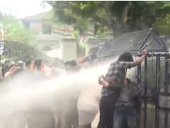 Watch: Cops Use Water Cannon On Kerala Students' March Over SFI Leader 'Passing Exam Without Taking It'