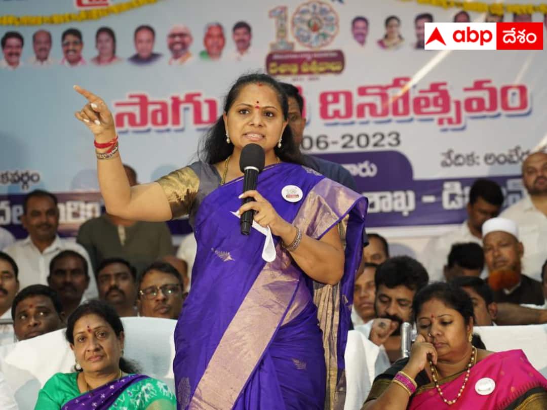 Kavita commented that KCR should be called Kaleshwaram Chandrasekhar Rao. Kavitha : కల్వకుంట్ల కాదు కాళేశ్వరం చంద్రశేఖర్ రావు - అందరూ అలాగే పిలుస్తున్నారన్న కవిత !