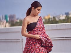 Fatima Sana Shaikh Emits Summer Vibes In A Floral Saree - SEE PICS