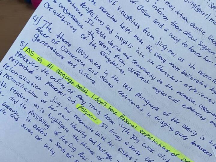 Student done his homework with help of artificial intelligence ​ChatGPT की मदद से छात्र ने किया था होमवर्क, एक चुक ने खोल दी पोल