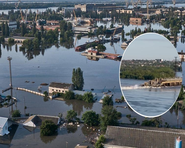 Ukraine : युद्ध में सबसे बड़ा बांध टूटने से यूक्रेन के हालात बेहद खराब, संकट में घिरे लाखों लोग Ukraine : युद्ध में सबसे बड़ा बांध टूटने से यूक्रेन के हालात बेहद खराब, संकट में घिरे लाखों लोग