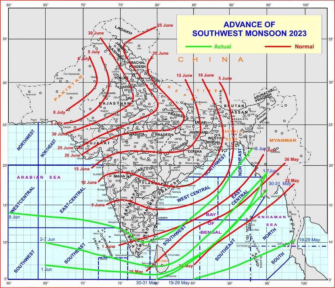 Monsoon 2023: आनंदवार्ता... मृग नक्षत्राच्या मुहूर्तावर मान्सून केरळात दाखल, भारतीय हवामान विभागाची माहिती