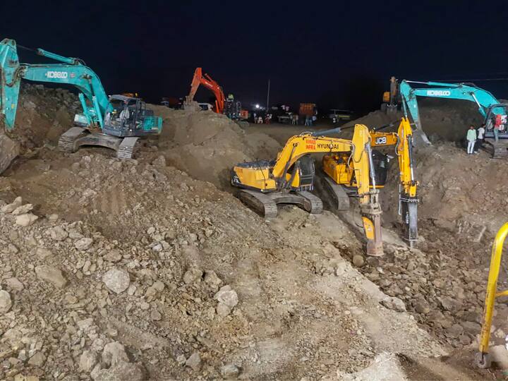 Efforts were still on for the third day on Tuesday to rescue a two-and-a-half year-old girl who fell into a borewell in Madhya Pradesh's Sehore. Image Source: PTI