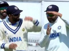 रोहित शर्मा ने DRS से बचने के लिए किया ऐसा इशारा, अंपायर भी हो गए कंफ्यूज, देखें वीडियो