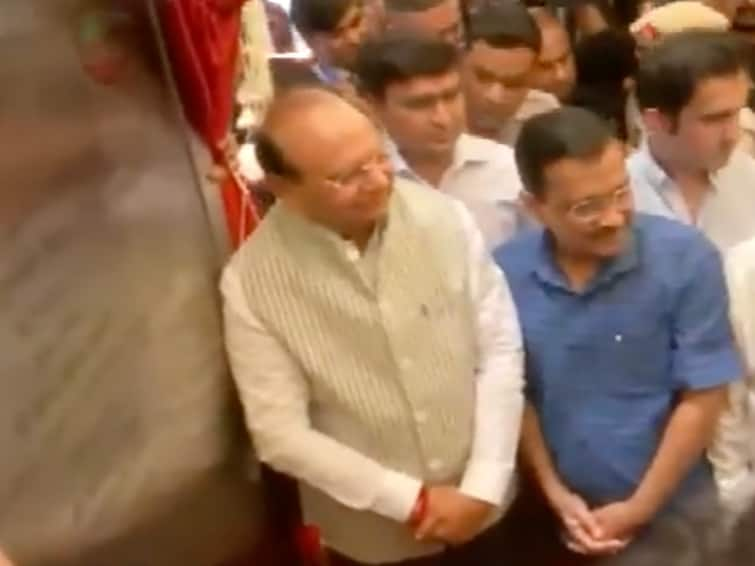 Delhi CM Kejriwal, LG VK Saxena Jointly Inaugurate IP University's East Campus Amid Modi Chants — WATCH