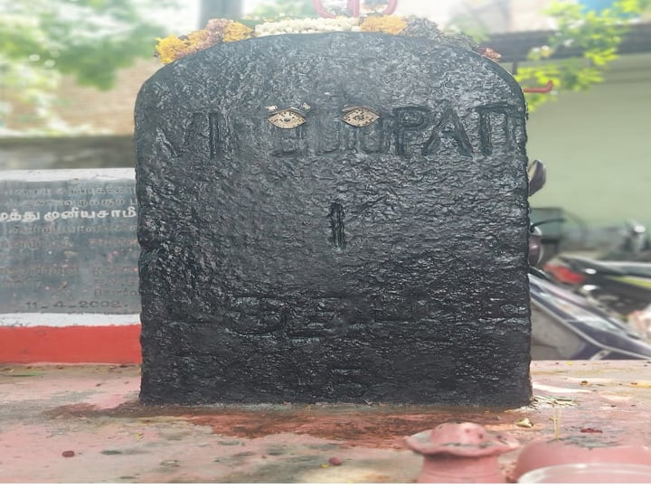 Discovery of British Era Tamil Numeral Milestone at Virudhunagar TNN ஆங்கிலேயர் கால தமிழ் எண் மைல்கல் விருதுநகரில் கண்டெடுப்பு