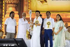 IN PICS: DMK Celebrates Centenary Of Late CM Karunanidhi At Chennai's Binny Mills
