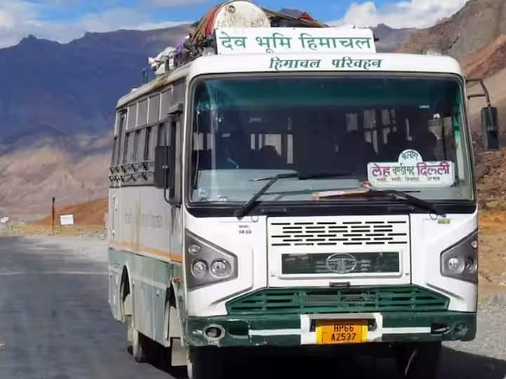HRTC resumes bus service on longest and highest Leh Delhi route know Full details Himachal: देश के सबसे लंबे और ऊंचे लेह-दिल्ली रूट पर HRTC ने फिर शुरू की बस सेवा, जानें- कितना लगेगा किराया