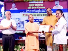 सीएम योगी ने 7 हजार से अधिक ANM को दिया नियुक्ति पत्र, 6 साल में 6 लाख सरकारी नौकरी देने का किया दावा