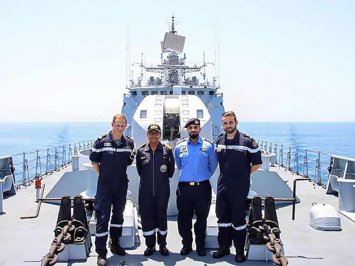 Navy personnel from all three countries attended the exercise aimed at enhancing trilateral cooperation. (Source: PTI)