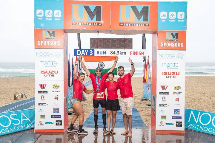 UltraMan Competition: ઇંગિત આનંદ ઓસ્ટ્રેલિયામાં યોજાયેલી અલ્ટ્રામેન કોમ્પિટિશન પૂરી કરવાવાળો સૌથી ઝડપી ભારતીય બન્યો છે.