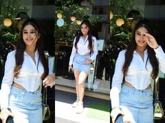 क्रॉप शर्ट और मिनी स्कर्ट में स्पॉट हुईं राशा थडानी, जल्द करेंगी अजय देवगन के भतीजे के साथ बॉलीवुड डेब्यू